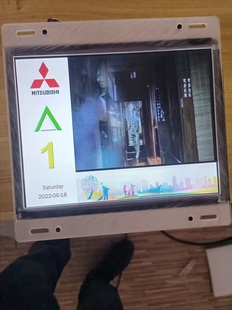 10.4寸三菱電梯視頻機多媒體樓層顯示支持凌云和MAXIEZ進口梯