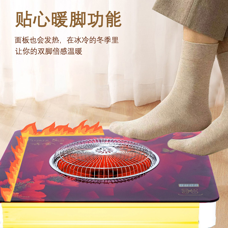 电火盆取暖器家用电烤火盆烤火炉电暖器烤火器小太阳冬季电暖炉