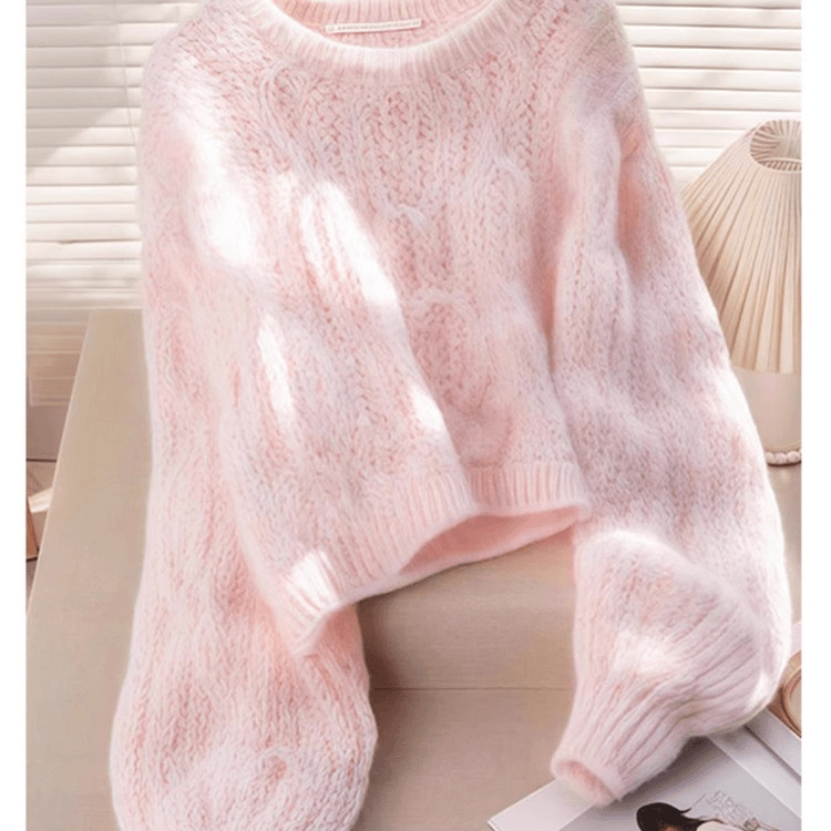 高级感超好看今年流行的漂亮毛衣女款爆款秋冬季慵懒风套头打底衫