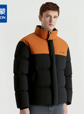 罗蒙冬季羽绒服立领90白鸭绒棉服时尚休闲版型潮男百搭日常保暖舒