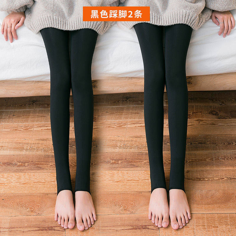 여성용 새 겨울 300G 벨벳 두꺼운 레깅스 원피스 팬티 스타킹 따뜻한 바지 걸림 방지 날씬한 다리
