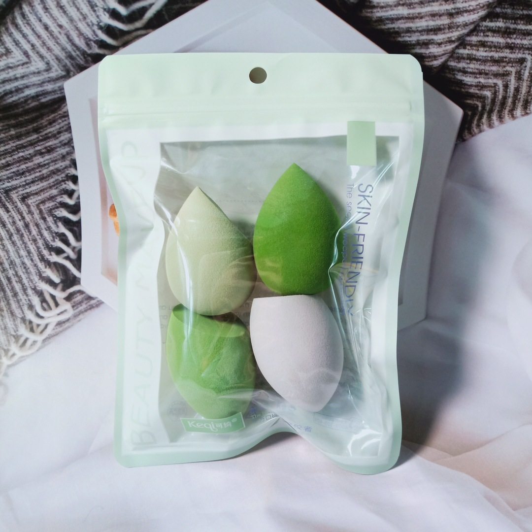 可绮网红粉扑组合装KQ1055不易吃粉上妆服贴自然妆效新生