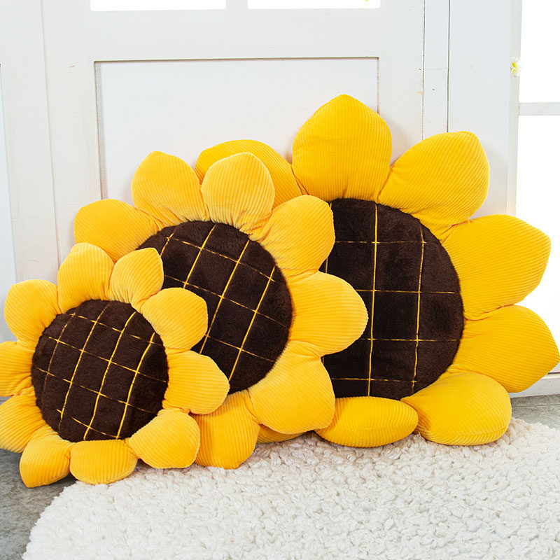 葵花抱枕太阳花毛绒玩具公仔玩偶靠垫座垫坐垫仿真向日葵花瓣蒲团,玩具/童车/益智/积木/模型,毛绒/玩偶/公仔/布艺类玩具,淘宝优惠券,粉丝福利购,淘宝优惠卷