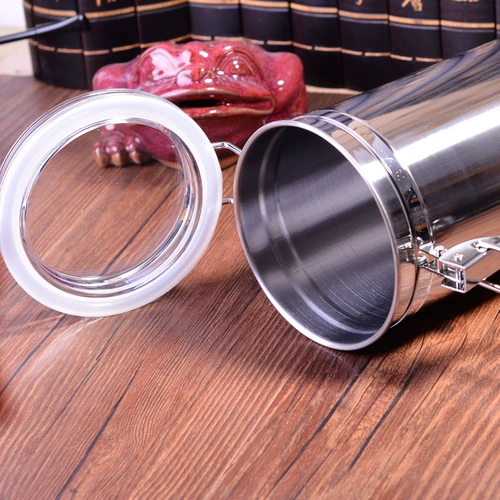 嘴食尚 Большой табачный увлажняющий бак из нержавеющей стали, герметичный бак, табачный ковш