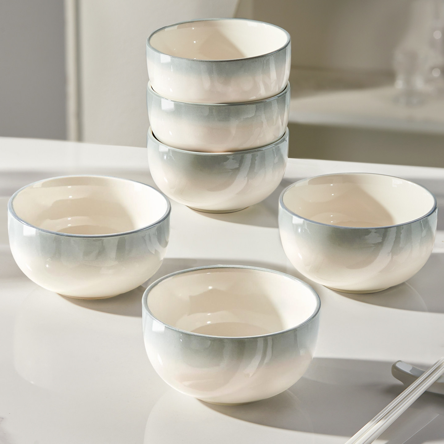 陶瓷米饭碗家用2025新款高颜值