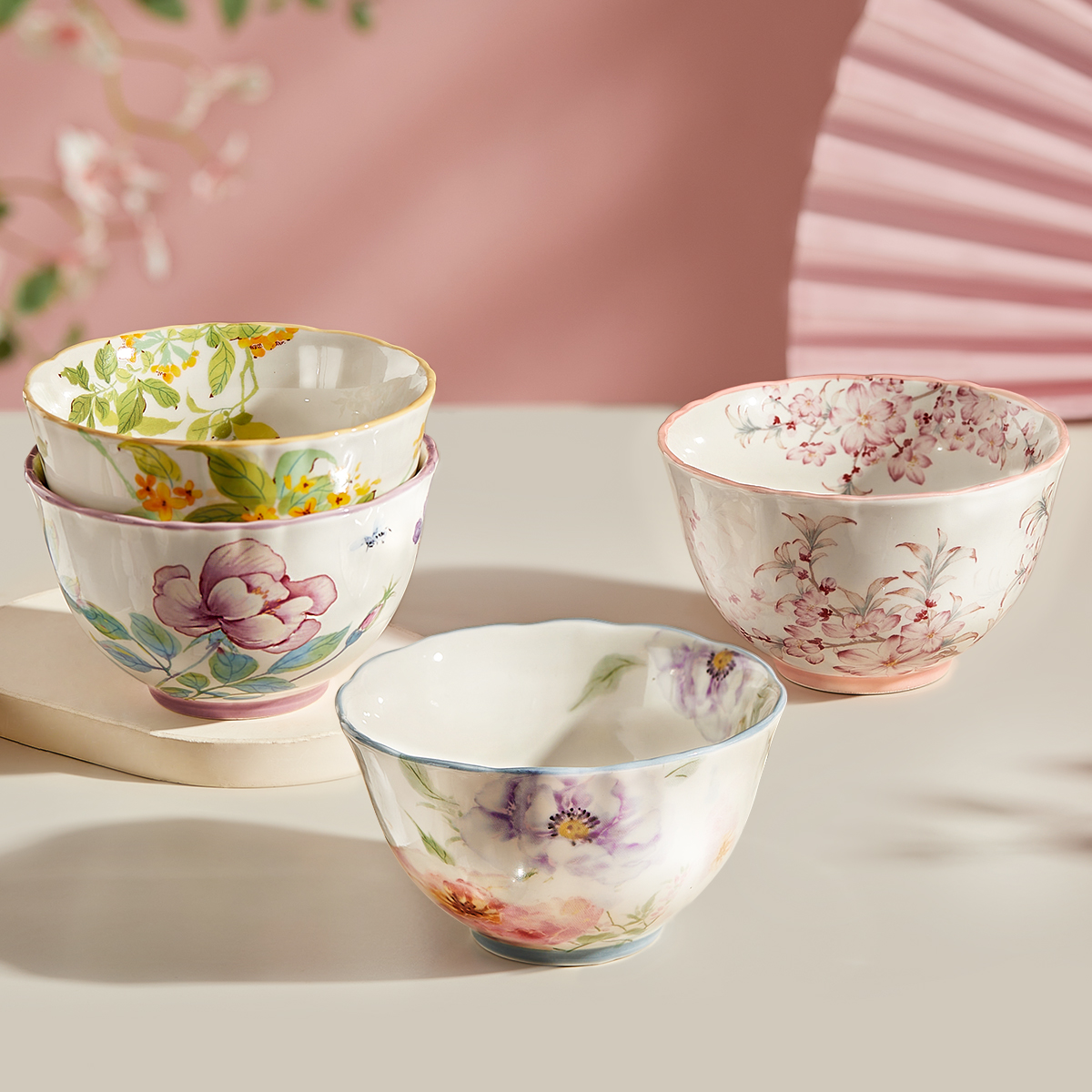 中国风陶瓷饭碗特别好看的米饭碗