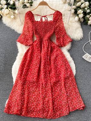 Limited Big Sales Women Dress Fashion Romantic