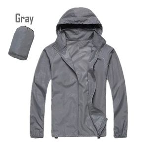 Men Women Waterproof Camping Protection Jacket Sun Clot Rain