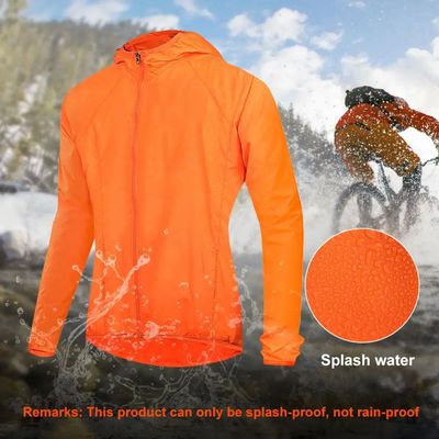Outdoor Rain Jacket Men Women Reflective Sun Protection Clot