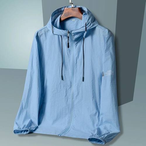 2024 Summer Hooded Jacket Men Women Waterproof Sun Protectio