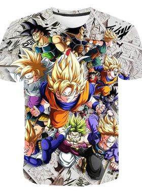 2024 Latest men's and women's T-shirt 3D printing hip hop