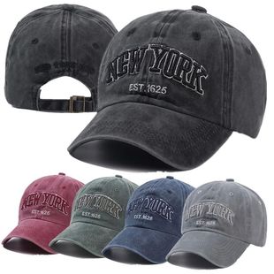 Cotton Baseball Men York Retro Women Washed For New Caps