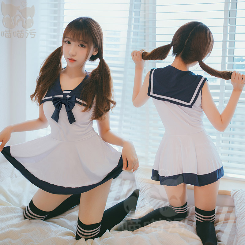 喵污姬日式私房水手服连衣裙甜美公主风女学生日系软妹JK制服可爱