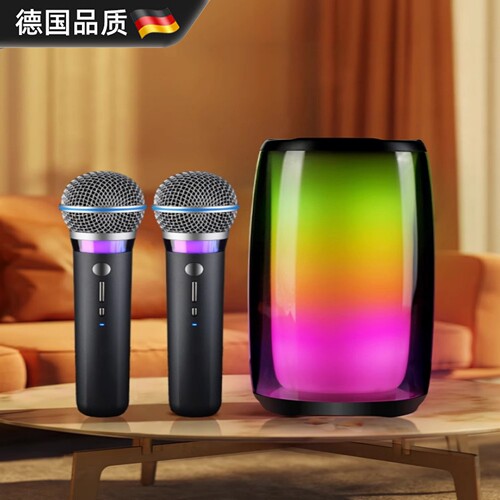 德国话筒音响一体麦克风唱歌k歌