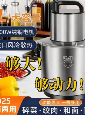 2025新款6升10升大功率绞肉机商