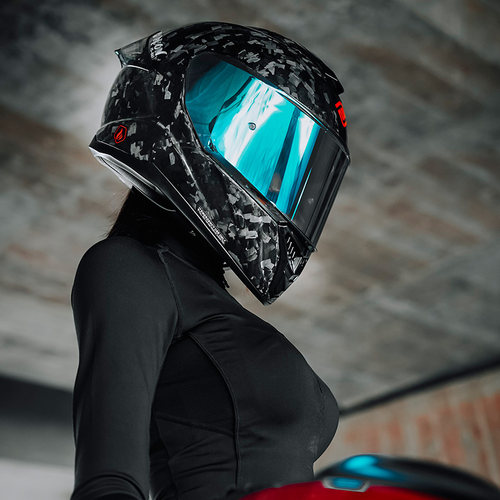 FASEED碳纤维摩托车头盔小白同款