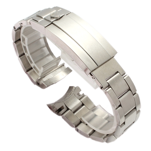 316精钢表带 代用劳力士海使型手表表带蓝黑渐变鬼王表链钢带21mm