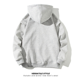 重磅双拉链连帽卫衣男宽松假两件开衫外套W580P70，男装卫衣，电商A073