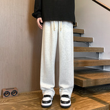 潮流百搭直筒休闲裤男大码宽松男女运动卫裤拖地裤K680P5578，男装休闲裤，电商A073