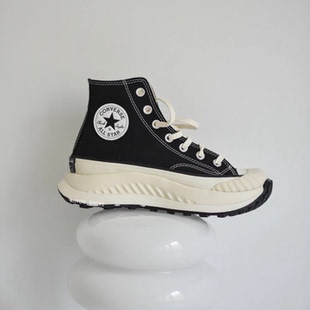Converse匡威 Chuck 70 AT-CX黑色高帮厚底增高男女帆布鞋A03277C