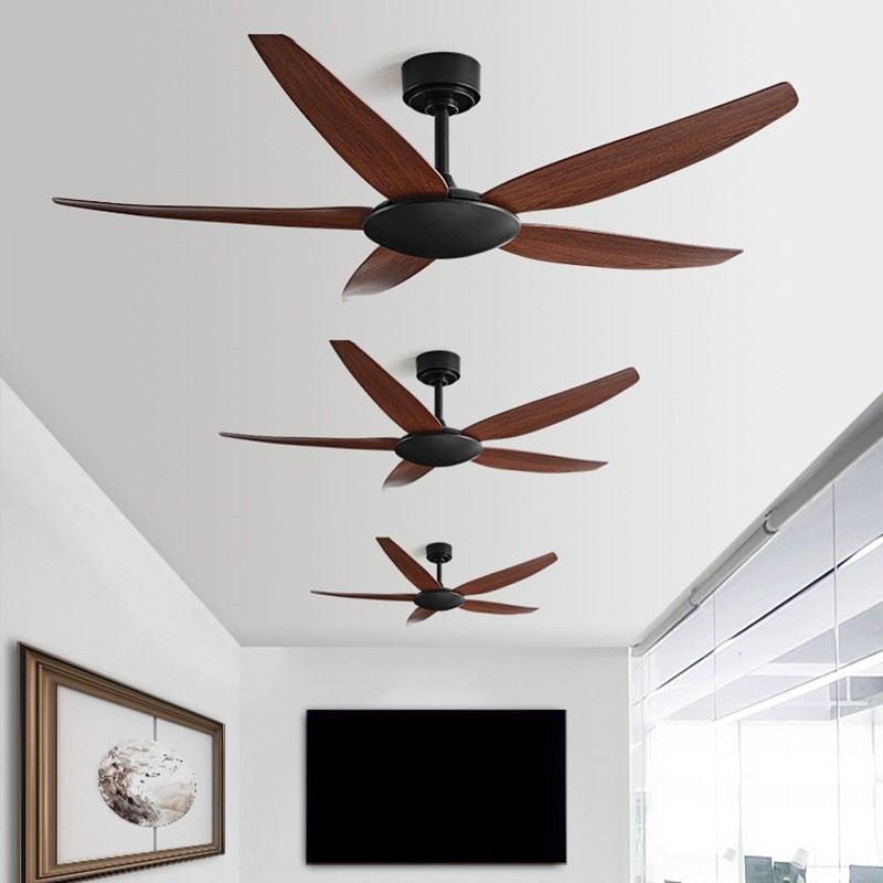 56寸大风力吊扇静音复古风扇家用灯电风扇餐厅客厅变频商用工业无