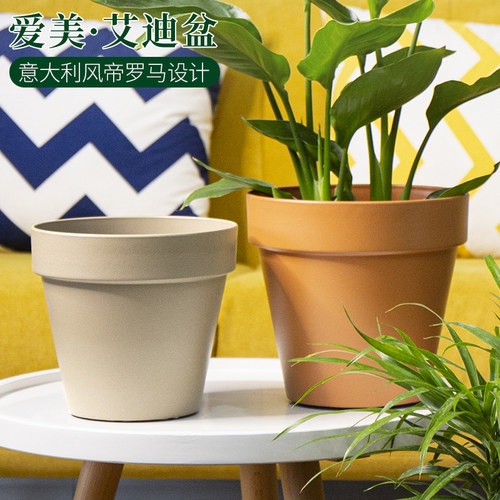 仿帝罗马仿陶土塑料花盆