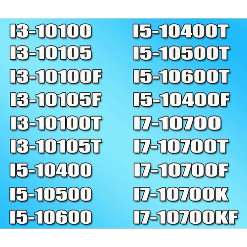 拆机CPU 正式版 i3 10105  i5 10400 i5 8400