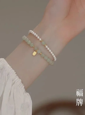 极细珍珠手链女ins小众设计高级感新款手串送闺蜜生日