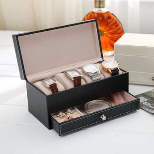 leather watches receive box men's business drawer man wa
