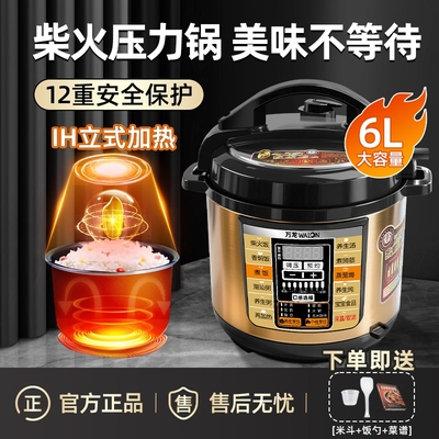 万龙电压力锅家用智能防爆多功能