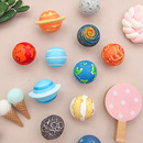 轻奢可爱卡通星球儿童房创意橱柜门衣柜门抽屉拉手把手免打孔