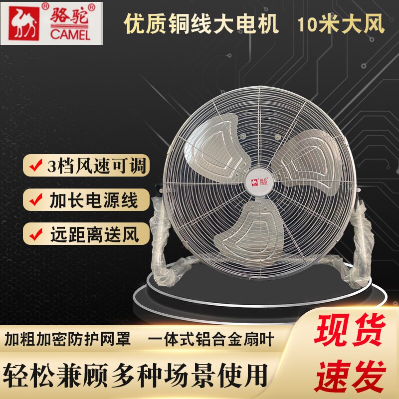 骆驼趴地扇纯铜线电风扇16/18/20