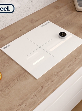 ZFEEL纯白色嵌入式单灶电磁炉家电火灶台用款2500W大功率爆炒单头