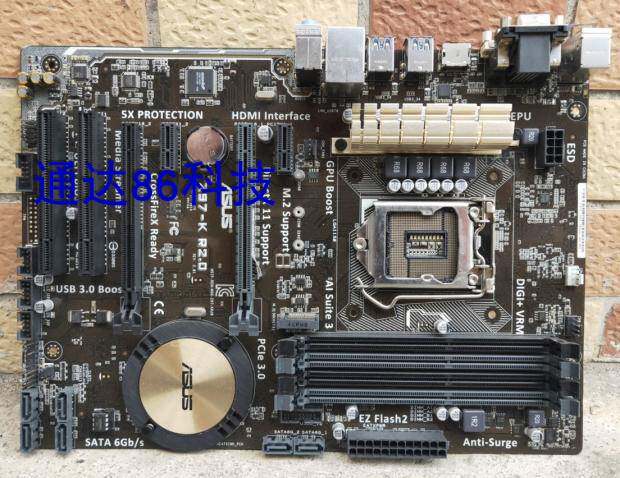 asus/华硕 z97-k r2.0主板1150针 带m.2 超频豪华z97大板