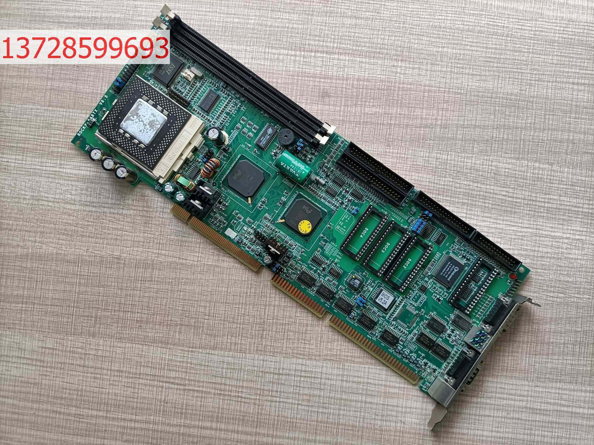台湾 威达 rocky-548tx v6.4 全长工控主板 送cpu 内存 现货