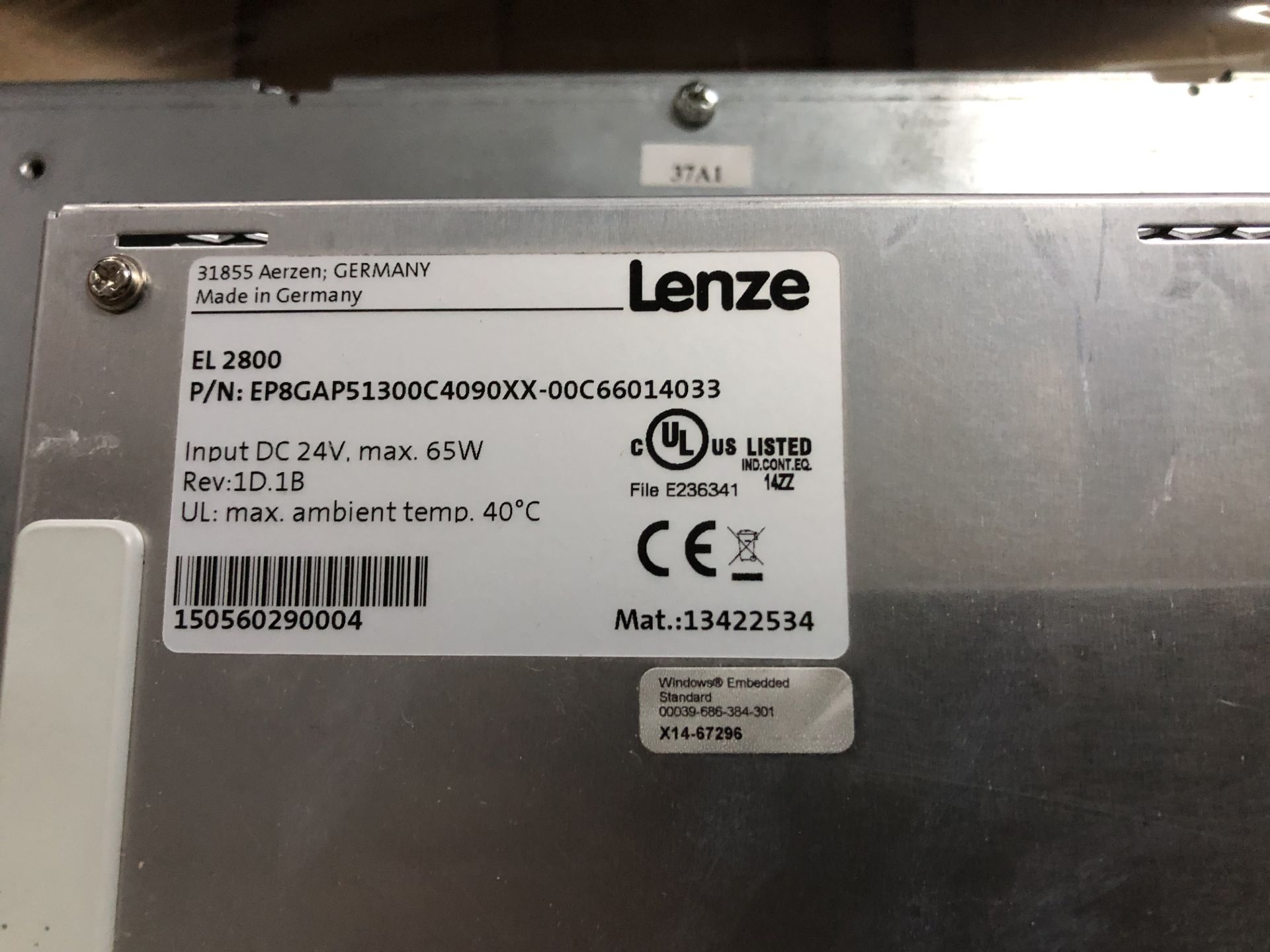 Lenze EL2800全新EP8GAP51300C4090XX-00C66014033-封面