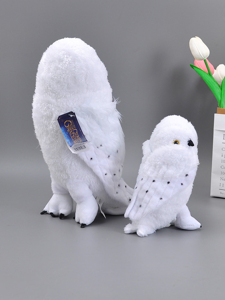 해리 포터 HEDWIG 흰 올빼미 메신저 큰 인형 봉제 장난감 시뮬레이션 동물원 인형