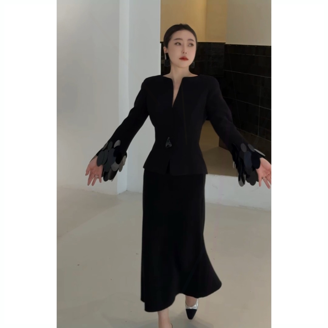 穆勒手工钉片礼服外套Bay2SQZR01