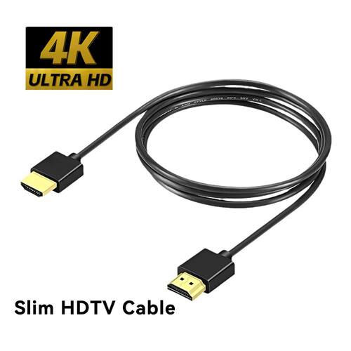 Ultra Thin HDTV Cable 4K 60Hz High Speed Slim HDTV 2.0 OD 3.