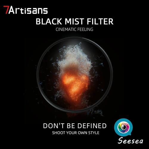 7Artisans Black Mist Filter 1/2 1/4 1/8 Black Mist Ultra Sli