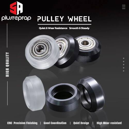 3D Printer Plastic Wheel POM Big Models Passive Round wheel