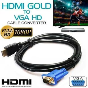 HD 1080P HDMI-compatible To VGA Adapter Digital Analog HDMI-