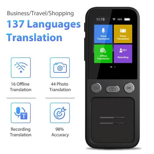 Portable T16 Instant Intelligent Voice Translation Recording
