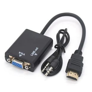 VGA With Female HDTV Conve Male Adapter Audio