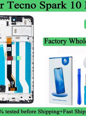 KI7 100% Tested Premium Lcd For Tecno Spark 10 Pro Display T