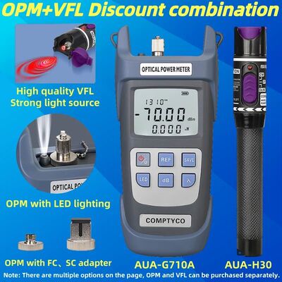 FTTH Fiber Optic Cable Tester Tool Kit (Optional) Optical Po