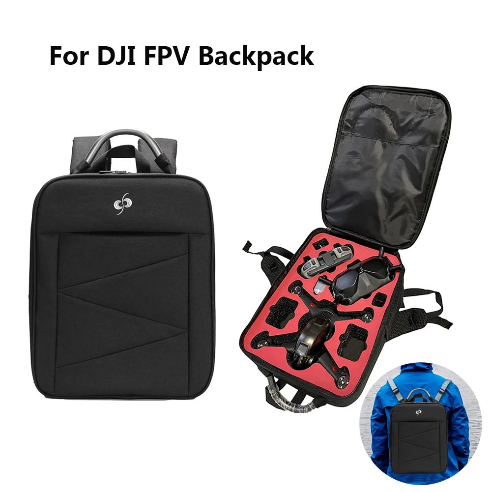 For FPV Backpack Shoulder Bag Carrying Case Portable Waterpr