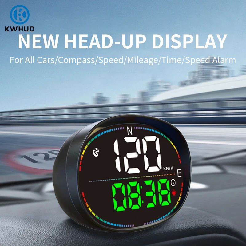 KWHUD HUD Head-up Display GPS Digital Speedometer for Car Mo