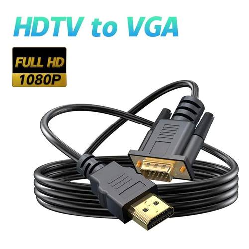 HDMI Male to VGA Male 1080P 60Hz HDMI Compatible Cable to VG