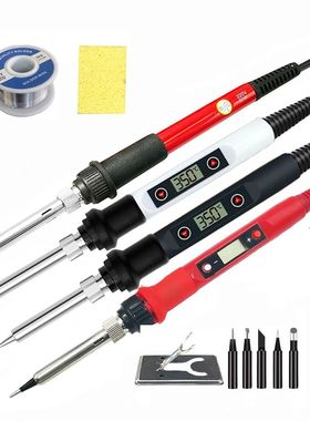80W Electric Digital Soldering Iron Station 220V 110V Temper